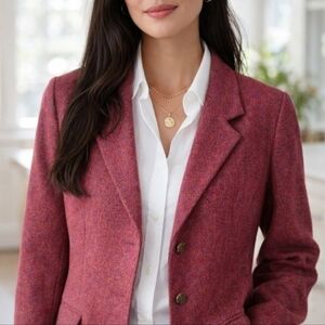 Vintage Talbots 100% Wool Blazer Size 12